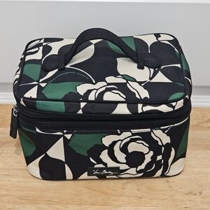 Vera Bradley Imperial Rose "Brush Up" Cosmetic Case, GUC
